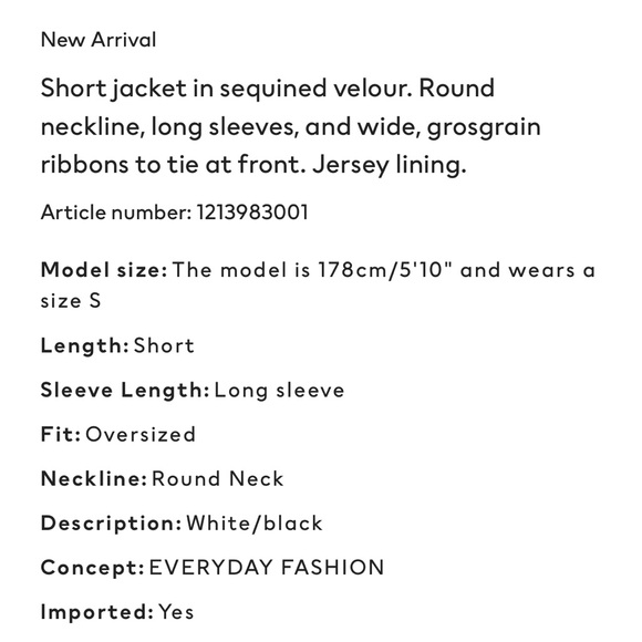 NWT Tie front sequined jacket - Picture 4 of 4